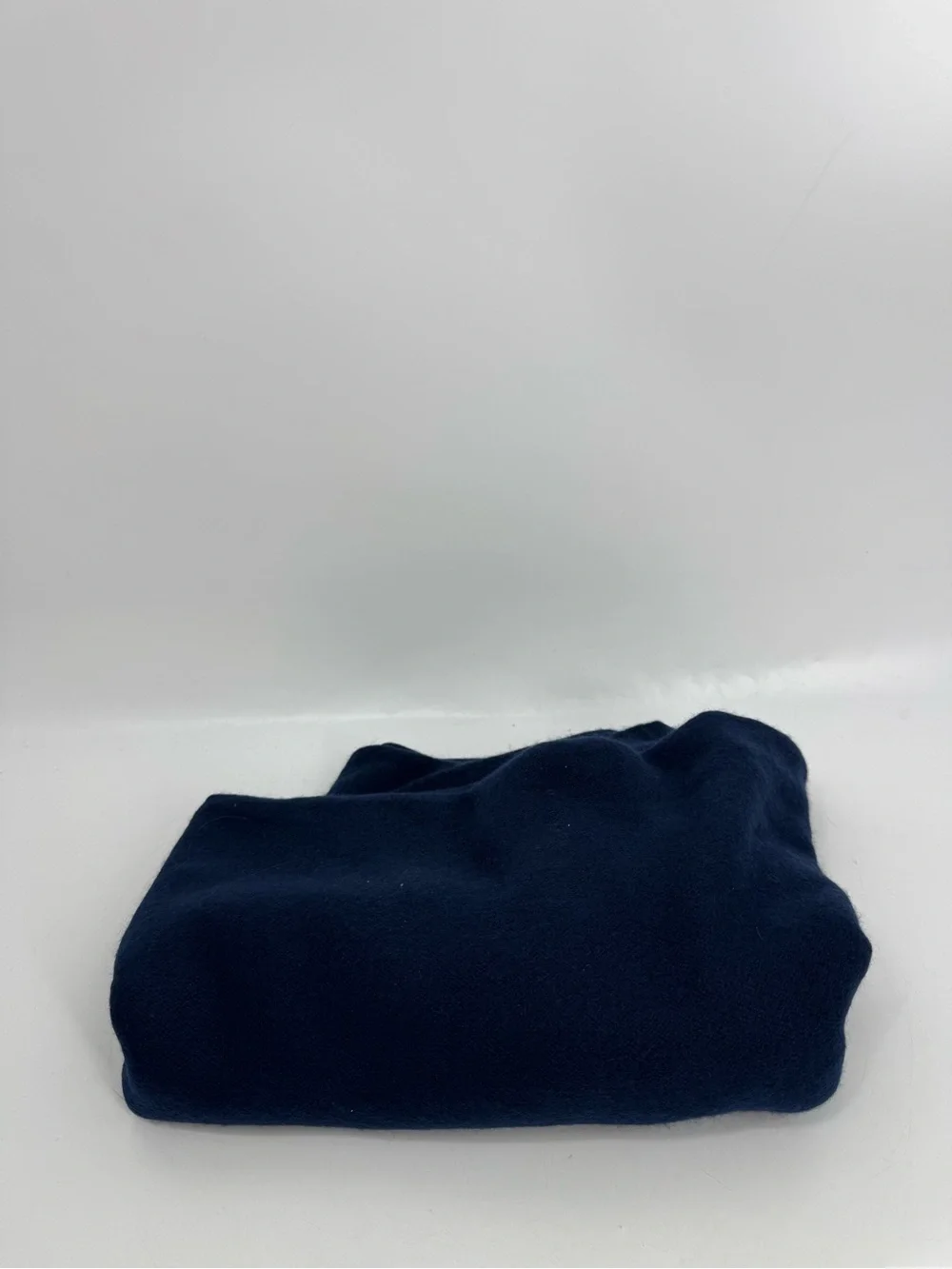 J. Crew Oversized Cashmere Wrap Navy Blue Layer Topper Rustic Cabin One Size